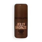 Bronzery i konturowanie twarzy - Makeup Revolution Jelly Bronze Żelowy Bronzer w Sztyfcie Dark Cocoa - miniaturka - grafika 1