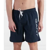 Kąpielówki męskie - Gant Szorty kąpielowe LC LIGHTWEIGHT LOGO | Regular Fit - miniaturka - grafika 1
