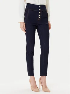 Rinascimento Jeansy CFC0124957003 Granatowy Skinny Fit - Spodnie damskie - miniaturka - grafika 1