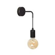 Lampy ścienne - Emibig Multipo kinkiet 1-punktowy czarny 696/K1 - miniaturka - grafika 1