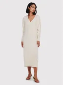 Sukienki - ONLY Sukienka dzianinowa New Tessa 15236372 Beżowy Regular Fit - miniaturka - grafika 1