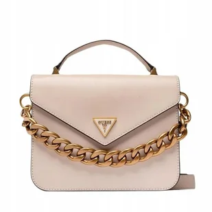 Guess Torebka Damska Retour Beżowa Crossbody Stylowa Listonoszka - Torebki damskie - miniaturka - grafika 1