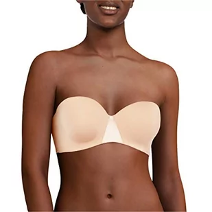 Chantelle Niezbędny biustonosz bandeau, niewidoczna bielizna dla kobiet, beżowy Dore, 90D - Biustonosze - miniaturka - grafika 1