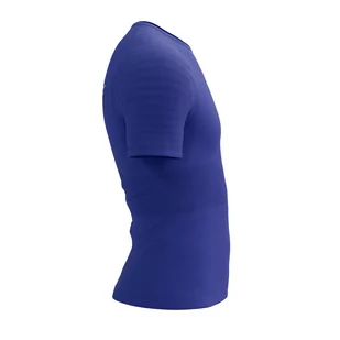 COMPRESSPORT Koszulka biegowa RACING SS T-SHIRT dazz blue - Bielizna sportowa męska - miniaturka - grafika 3
