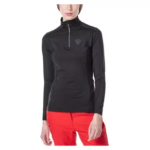 Bluza narciarska damska Rossignol Classique 1/2 zip RLMWL08 - Bluzy narciarskie - miniaturka - grafika 1