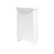 Szafki łazienkowe - Szafka stojąca z umywalką VERO 45 cm biała - miniaturka - grafika 1