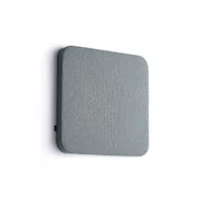 Płyty i maty izolacyjne - Panel akustyczny POLY, zaokrąglone rogi, 600x600x56 mm, ścienny, jasnoniebieski - miniaturka - grafika 1