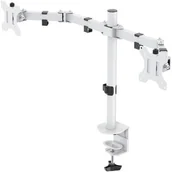 Uchwyty do monitorów - Uchwyt do monitora DELTACO GAM-040-W 13-32 cali Biały GAM-040-W - miniaturka - grafika 1