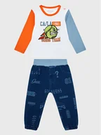 Bluzki damskie - Guess Komplet bluzka i spodnie I3RG08 K8HM3 Kolorowy Regular Fit - miniaturka - grafika 1