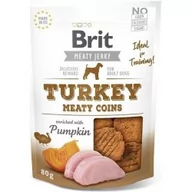 Przysmaki dla psów - Brit Brit Jerky Snack - Turkey Meaty Coins 80g - miniaturka - grafika 1