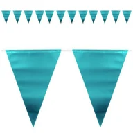 Gadżety dla niej i dla niego - FOL Baner flagi metaliczny błękitny 6 m 1 szt F65872 - miniaturka - grafika 1