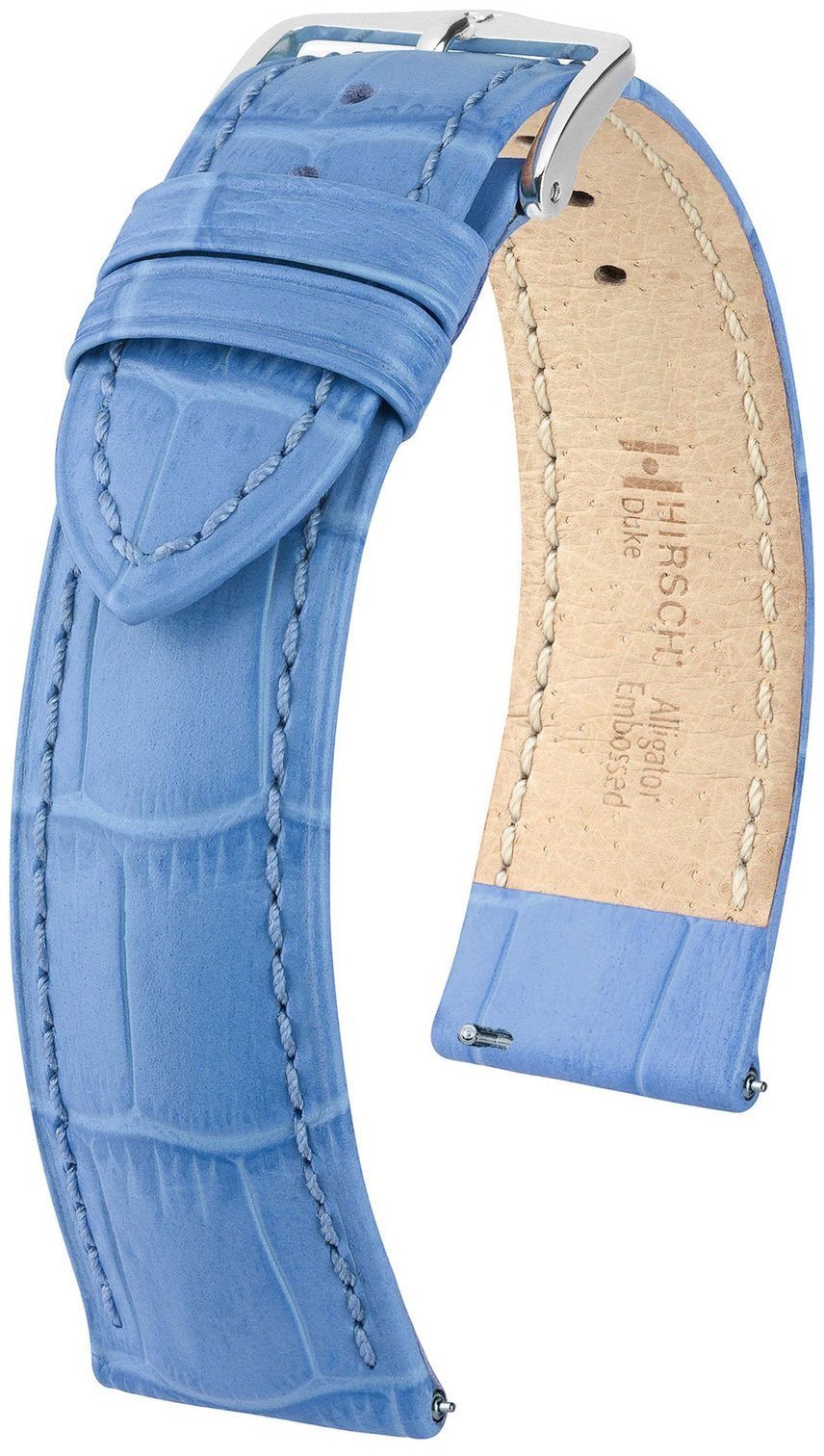 Hirsch Skórzany wodoodporny pasek do zegarka 14 mm HIRSCH Duke M 01028183-2-14 .