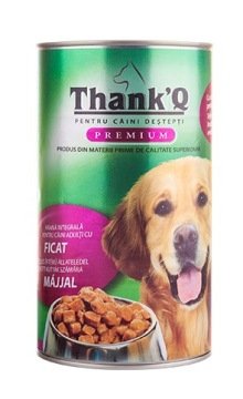 Karma dla psa THANK'Q Premium Wątróbka 1240 g