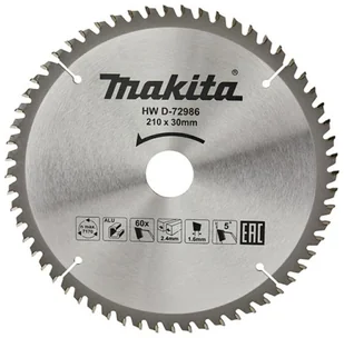 MAKITA PIŁA TARCZOWA DO ALUMINIUM 210x30x60z ECONOMY - Tarcze do pił - miniaturka - grafika 1