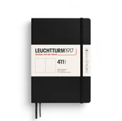 Notesy i bloczki - Notatnik Leuchtturm1917 A5, 411 stron, gładki, czarny - miniaturka - grafika 1