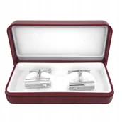 Spinki do mankietów i krawatów - Spinki do mankietów srebro 925 w pudełeczku - miniaturka - grafika 1