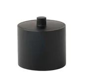 Akcesoria łazienkowe - Sapho Gedy Brenda - Pudełko na kosmetyki, czarne matowe BR0314 - miniaturka - grafika 1