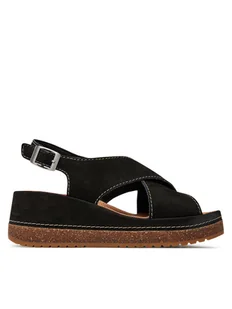 Clarks Sandały Kassanda Step 26177299 Czarny - Sandały damskie - miniaturka - grafika 1