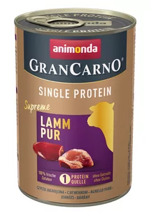 Animonda GranCarno GranCarno Single Protein Jagnięcina puszka 800g - Mokra karma dla psów - miniaturka - grafika 2