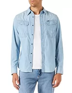 Koszule męskie - G-STAR RAW Męska koszula robocza slim (Sun Faded Imperial Blue D186-D438), XL - miniaturka - grafika 1