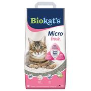 Żwirek dla kotów - Zbrylający się żwirek dla kota Biokats Micro Fresh - 14 l - miniaturka - grafika 1