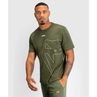 Venum T-Shirt Koszulka Giant Contender Army Green - Koszulki sportowe męskie - miniaturka - grafika 1