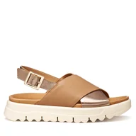 Sandały damskie - Sandały Geox D Xand 2.1S D45SZE 043CF C5242 Beżowy - miniaturka - grafika 1