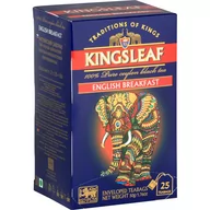 Herbata - Kingsleaf ENGLISH BREAKFAST czarna herbata CEJLOŃSKA saszetki kopertowane – 25 x 2 g - miniaturka - grafika 1