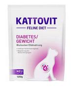 Sucha karma dla kotów - Kattovit Diabetes Weight 1,25 kg - miniaturka - grafika 1