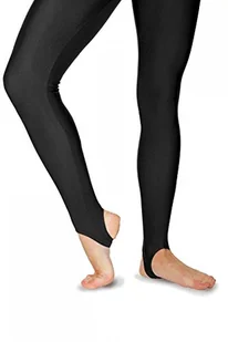 Dancewear Central Roch Valley damskie rajstopy LST strzemione, czarne, XL (rozmiar producenta: 6) LSTB6 - Koszulki i topy damskie - miniaturka - grafika 1