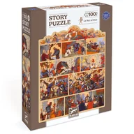 Puzzle - DJECO Puzzle opowieść KRÓL ARTUR 100 elem. - miniaturka - grafika 1