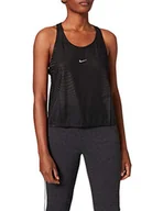 Koszulki i topy damskie - Nike Damska koszulka Np Cln Net Black/Dk Smoke Grey/Metallic S L - miniaturka - grafika 1