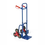 Taczki - Schodowy wózek, trójkołowy, nośność 180 kg, koła pełne - miniaturka - grafika 1