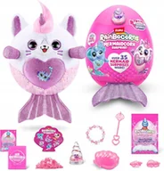 Maskotki i pluszaki - ZURU Rainbocorns Mermaidcorn Zestaw Surprise z pluszowym kotem różowy - miniaturka - grafika 1