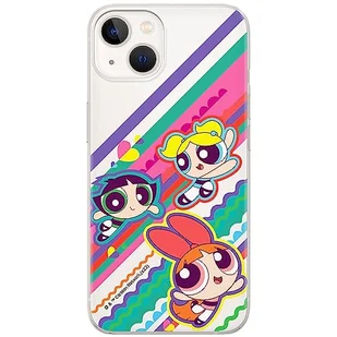 ERT GROUP etui na telefon Iphone 13 MINI, case oryginalny i oficjalnie licencjonowany przez The Powerpuff Girls, wzór The Powerpuff Girls 026, plecki z TPU częściowo przeźroczyste - Etui i futerały do telefonów - miniaturka - grafika 1