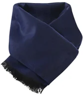 Apaszki i szaliki męskie - Szal męski gładki szalik z frędzelkami - miniaturka - grafika 1