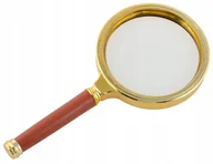 Mikroskopy i lupy - LUPA RĘCZNA x3 szkło powiększające 80mm 1232 - miniaturka - grafika 1