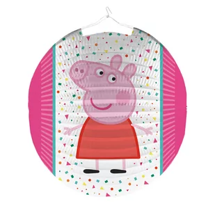 AMSCAN Lampion kula  Świnka Peppa - 25 cm - 1 szt. 9907262 - Urodziny dziecka - miniaturka - grafika 1