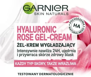 Garnier Hyaluronic Rose krem wygładzający 50ml - Kremy do twarzy - miniaturka - grafika 1