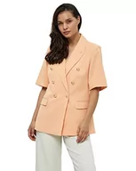 Kamizelki damskie - Peppercorn Damska kamizelka z rękawem 2/4, pomarańczowy zachód słońca, XS, Pomarańczowy zachód słońca, XS - miniaturka - grafika 1