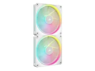 Chłodzenie procesora - CORSAIR iCUE LINK LX140 RGB White Dual Pack 2x140mm - miniaturka - grafika 1