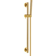 Słuchawki prysznicowe - Omnires MICROPHONE-S ZŁ zestaw prysznicowy suwany złoto - miniaturka - grafika 1