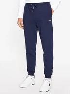Spodnie sportowe męskie - Fila Spodnie dresowe FAM0500 Granatowy Regular Fit - miniaturka - grafika 1