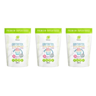 Intenson Erytrytol Zestaw 3 x 500 g - Żywność - Cukier i słodziki - miniaturka - grafika 1