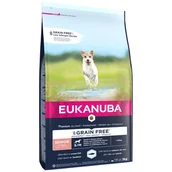 Sucha karma dla psów - Eukanuba Senior Small & Medium Breed Grain Free, ryba morska - 3 kg - miniaturka - grafika 1