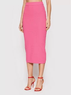 Spódnice - Glamorous Spódnica ołówkowa AC3578 Różowy Slim Fit - grafika 1