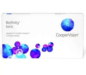 Biofinity Toric 3 szt + płyn 60 ml hy-care przy zakupie 2 opakowań Soczewki do korekcji astygmatyzmu