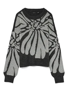 Vero Moda Sweter w kolorze antracytowym - Swetry damskie - miniaturka - grafika 1