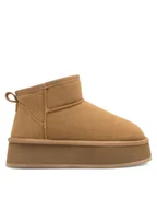 Śniegowce damskie - Jenny Fairy Śniegowce ANA HYBJL221101 Brązowy - miniaturka - grafika 1