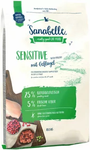 Sanabelle Sensitive, drób - 10 kg - Sucha karma dla kotów - miniaturka - grafika 1